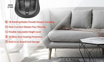 Read more about the article Medcursor Shiatsu Foot Massager with Built-in Soothing Heat Function, Electric Deep Kneading Foot Massage Machine, Muscle Pain Relief, Home and Office Use, Black