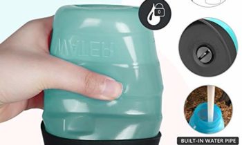 Read more about the article lesotc Pet Water Bottle for Dogs, Dog Water Bottle Foldable, Dog Travel Water Bottle, Dog Water Dispenser, Lightweight & Convenient for Travel BPA Free