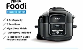 Read more about the article Ninja Foodi 7-in-1 Pressure, Slow Cooker, Air Fryer and More, 5-Quart, Black/Gray