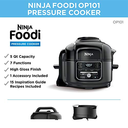 Read more about the article Ninja Foodi 7-in-1 Pressure, Slow Cooker, Air Fryer and More, 5-Quart, Black/Gray