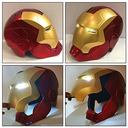 You are currently viewing Iron Man Helmet Electronic Iron Man Full Head Helmet LED Light Up Iron Man mask With Halloween Cosplay for Kids.