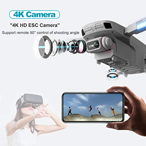 You are currently viewing 4DRC F8 GPS Drone with 4K Camera for Adults, Brushless Motor 5G WiFi Transmission FPV Live Video Drone, RC Quadcopter with Auto Return Home, Follow Me, Waypoints, Circle Fly, Carrying Case