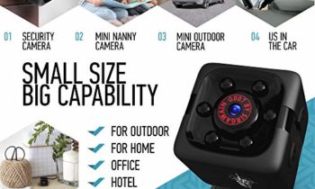 Read more about the article Mini Spy Camera 1080P Hidden Camera – Portable Small HD Nanny Cam with Night Vision and Motion Detection – Indoor Covert Security Camera for Home and Office – Hidden Spy Cam – Built-in Battery